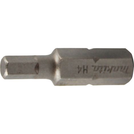 EMBOUTS COURTS HEXA 4MM 25MM LOT DE 3 MAKITA B-23709