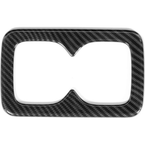 Copertura per il portabicchieri posteriore della Nissan Sylphy Sentra 2020, realizzata in ABS con texture effetto fibra di carbonio. (1/5)