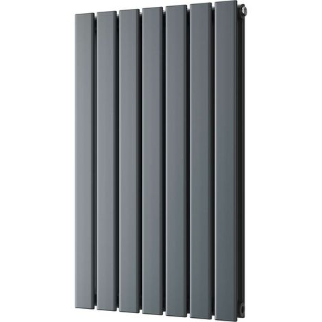 Typhoon - Anthracite Designer Radiator H800mm x W476mm Double Panel
