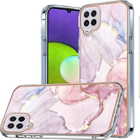 CUSTODIA IN MARMO ROSA PER SAMSUNG GALAXY A22 (1/5)