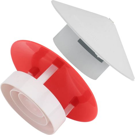 Couvercle de Cheminée en Pvc, Protection Anti-pluie Étanche et Coupe-vent, Drainage Rapide pour Cheminée et Foyer, Usage Domestique Taille Rouge, Moulage Monobloc, Installation Facile, Usage Toiture (1/5)
