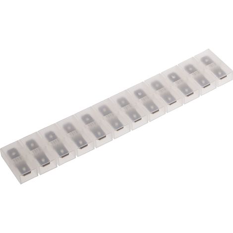 Cosse faston RS PRO, Isolé, Transparent ( Prix pour Sachet de 15 )