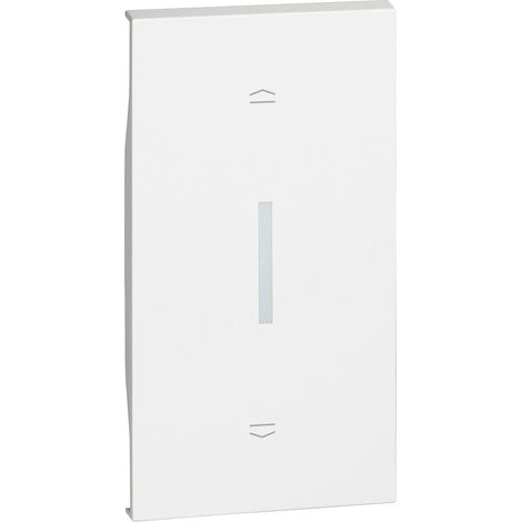 Enjoliveur Living Now pour interrupteur de volets roulants 2 modules - blanc (BTKW06M2)