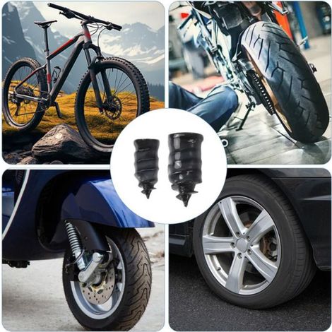 70Pièces Sous Vide Clous Pneus Voiture avec Tournevis, Kit Reparation Pneu Voiture, Kit Meche Pneu Voiture, 2 Tailles de Tubeless (1/5)