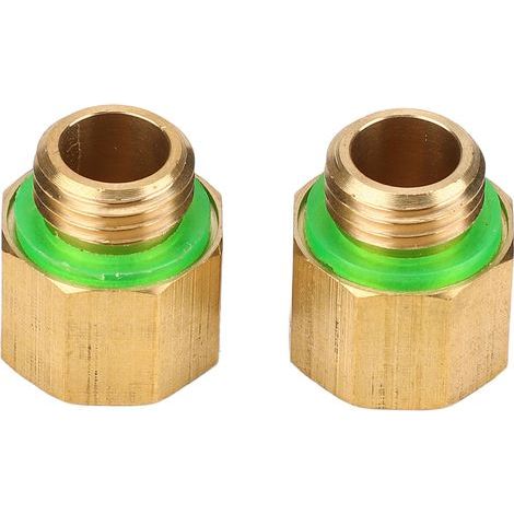 High-pressure sprayer reducer adapter, G3/8 internal thread to G1/4 external pesticide thread, 2 pieces (1/5)
