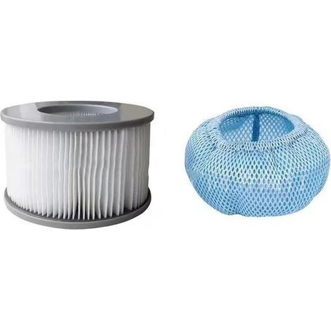 Filet de protection pour filtre de piscine, compatible avec accessoires de spa, mspa et autres lignes de spa (1/5)