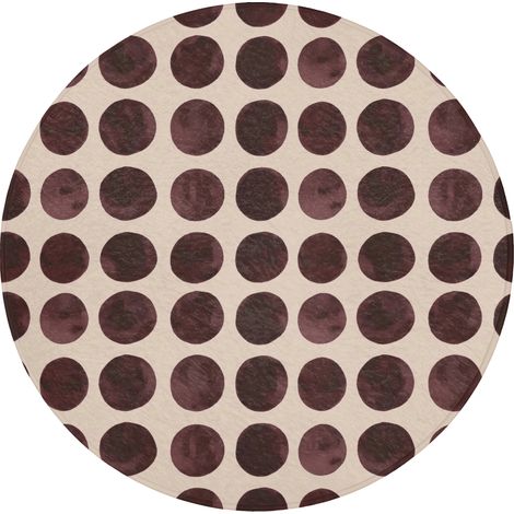TAPPETINO DA BAGNO Pois - Motivo - Marrone 70x70 cm