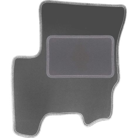Alfombrilla velour conductor para: SsangYong Korando II (KJ) SUV (1998-2006) grafito