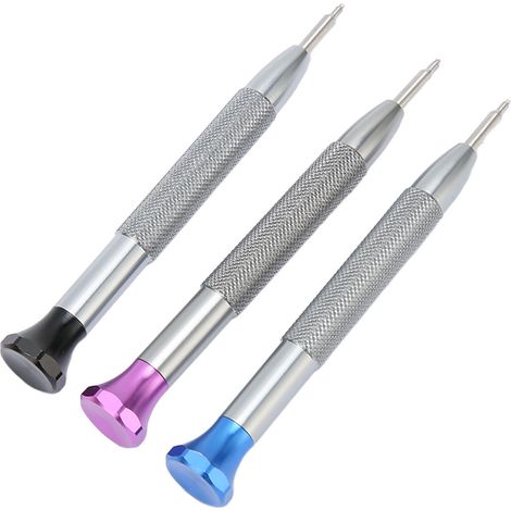 Tournevis Oscillant Acier Inox pour Réparation Montre 3235 - Kit Outil de Précision (1/5)