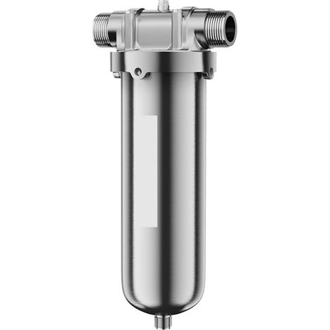 Système de Filtre à Eau Wholehouse Pré Filtre à Eau, Coque SUS304 filtrant la Rouille des sédiments for protéger l'eau Domestique 8000L/H, Assez for Le café (1/5)