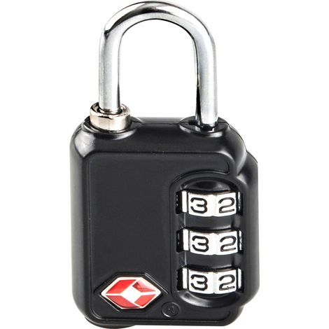 Candado combinación tsa handlock negro 3 números (1/2)