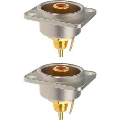 Set of 2 RCA Female Sockets for NF2D-2 Power Amplifier 50V/16A Compatible with Amplifiers and Mixing Consoles (1/5)