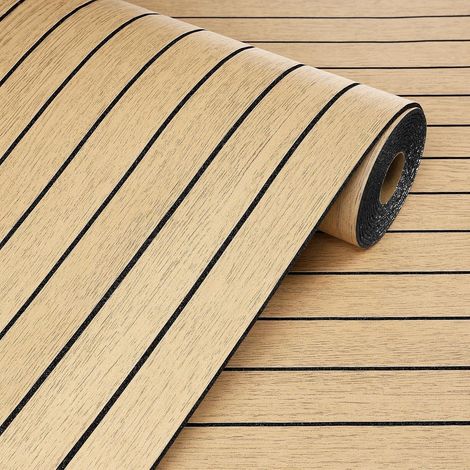 Épaissir Papier Peint Adhesif Mural Bois Naturel 3D Panneau Mural decoratif Bois Tasseau Marron 30CMx5M Panneaux Muraux Adhesif Chambre Chene Brun Revetement Murals Autocollant Bureau (1/5)