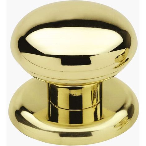 Pomolo Pomo Per Porte Portonicni Portone d'entrata Giove in Ottone Mm.70 (1/2)