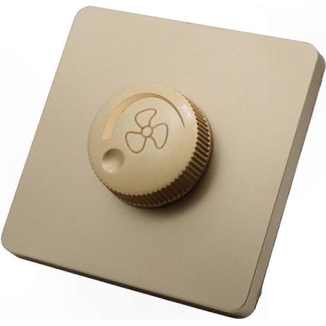 Interrupteur de contrôle de vitesse universel pour ventilateur de plafond 220 V, variateur mural à intensité variable, blanc (1/5)