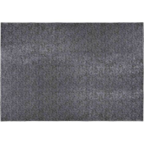Rug Anthracite 120 x 180 cm 100% Polyester 3 mm Washable vidaXL (1/5)