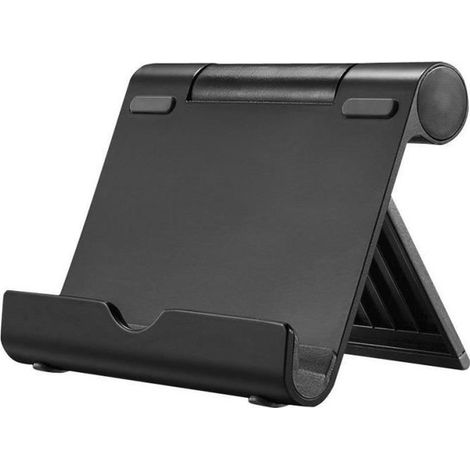 Verstellbarer, neigbarer Tablet-Ständer – Schwarz
