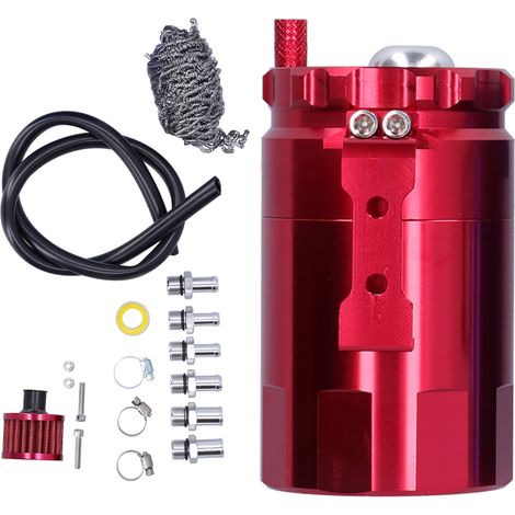 Universelles 350-ml-Ölauffangset (rot) für saubere Motoren, kompatibel mit Auto- und Motorradteilen (1/5)