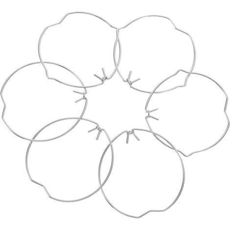 Clips à ressort pour spots encastrés (6 pièces), accessoires d'éclairage et élastiques, compatibles avec les spots encastrés et les spots LED, fixation pour usage résidentiel et commercial [Classe éne
