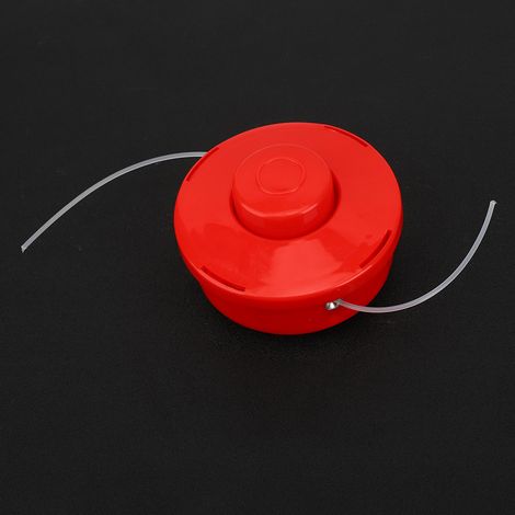 Tête de coupe-bordures pour tondeuse à gazon, pièces détachées pour coupe-herbe, couleur rouge, en nylon, outils de jardin
