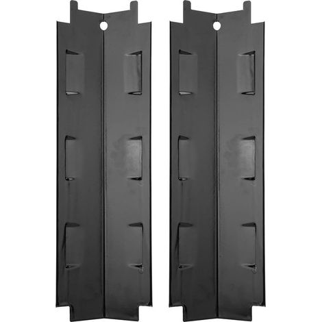 2 Pièces Plaque Chauffante Pour Gril à Gaz En Acier Inoxydable Barbecue Pièces, grille de protection pour brûleurs à barre Flavorizer (1/5)