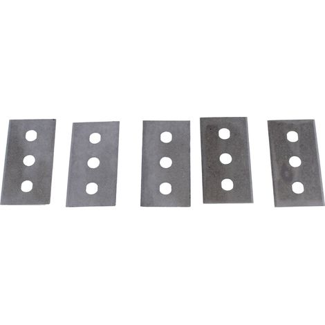 Universeel - lames de remplacement pour grattoir pack de 5 pcs -