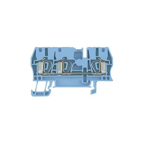 Connecteur de rail à 3 fils 2,5 mm² bleu Ex ZDU 2.5/3AN BL 1608550000