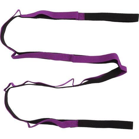 Sangle élastique de fitness pour yoga, pilates et rééducation - Bande de résistance ajustable polyvalente (1/5)