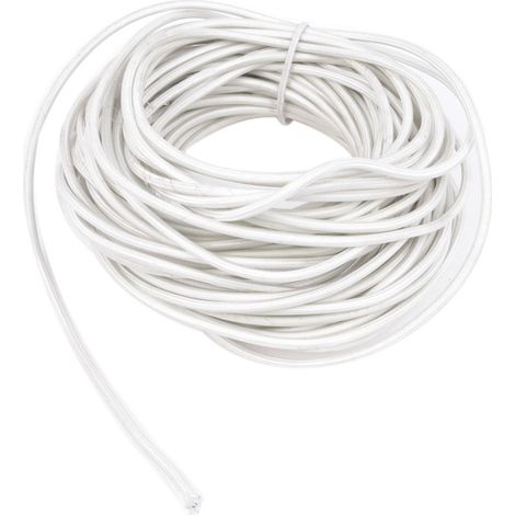 Câble à noyau de cuivre blanc 20M de longueur 2.5mm2 fil haute température -60  + 200 ℃ (1/2)