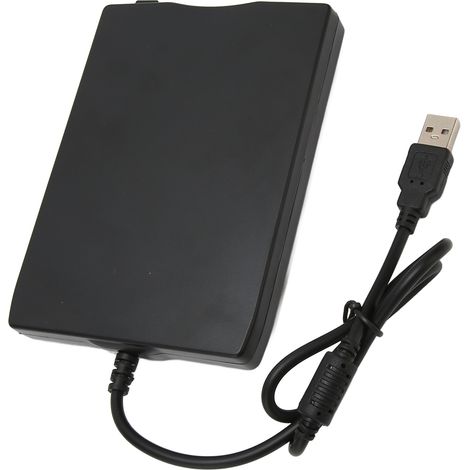 Lecteur de disquettes 3,5 pouces USB 1.1/2.0/3.0 ultra-fin et silencieux, compatible avec les disquettes 1,44 Mo 2HD pour ordinateur portable/PC. (1/5)