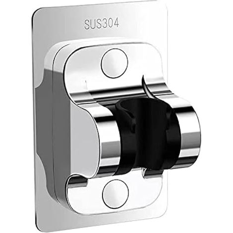 Duschkopfhalterung, Kunststoff, Handbrausehalterung, verstellbare Halterung, Wandhalterung für Badezimmer mit Klebestift, (2 Stück-Halterung 03), 1007570mm (1/5)