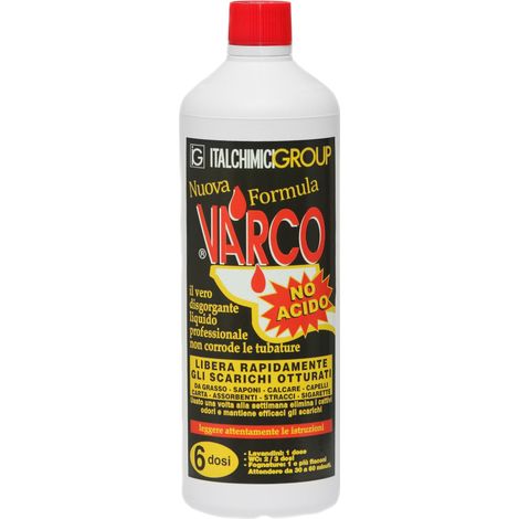 DISGORGANTE LIQUIDO VARCO NO ACIDO 750 ML- 6,0 pz