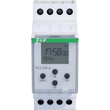 Digitale Zeitschaltuhr ff pcz-529.4 16 A NFC programmierbar (1/3)
