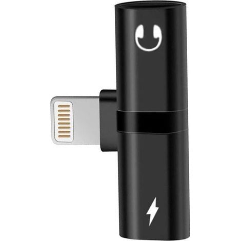 Adaptateur Lightning Lightning Splitter Alimentation audio Convertisseur d'alimentation Câble de charge Prise casque Adaptateur audio iPhone 6 7 8 X XR XS 11 12 13 Mini Pro Retoo (1/5)