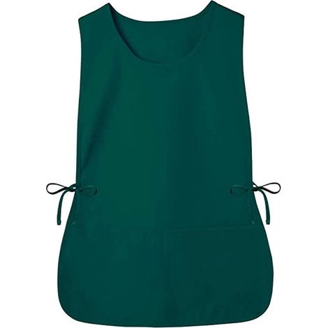 Tablier pour gilet, tablier sans manches sur les épaules, gilet-salopette, tablier réutilisable, vert foncé (1/5)