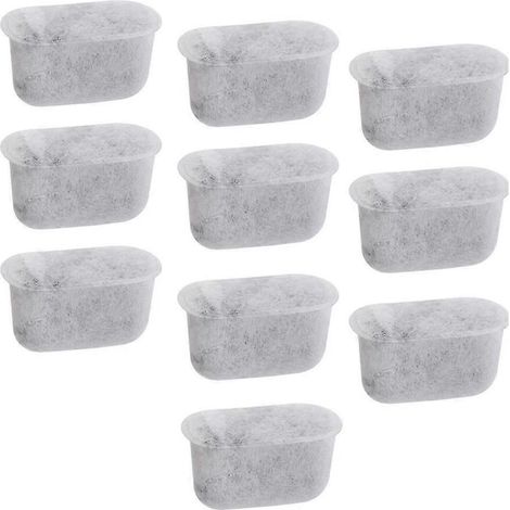 Lot de 10 cartouches de charbon actif de rechange pour machines à café (1/5)