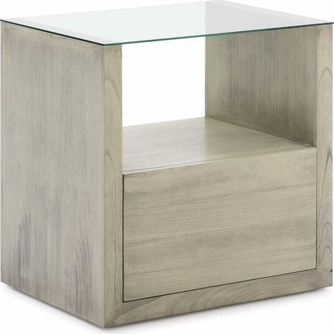 Table de chevet argozon - Beige, gris (1/2)