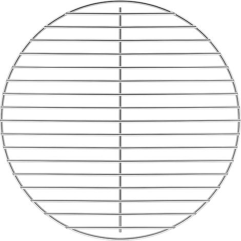 Grille à charbon de 34 cm de diamètre (pas de grille), remplacement pour barbecue au charbon de bois Weber 47 cm, One-Touch, Bar-B-Kettle, Smokey Mountain Cooker, compatible avec Weber 7440 (1/5)
