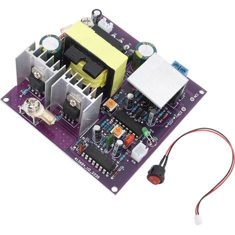 300-W-50-Hz-Wechselrichtermodul mit Sinuswellenkorrektur, 12-V-DC-Eingang, 180–220-V-AC-Ausgang, Boost-Netzteilplatine (1/5)