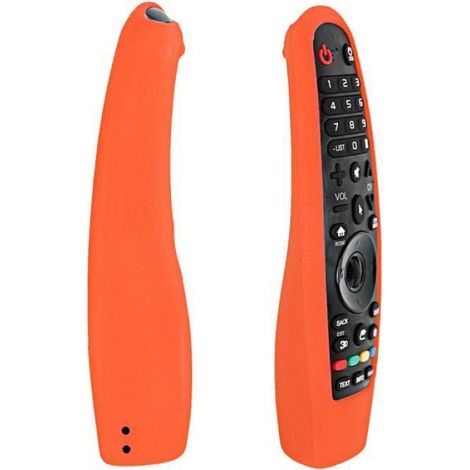 Housse de Protection pour Télécommande - Silicone Souple Antichoc - Compatible avec LG MR19BA - Jaune - 1 Pièce (1/4)