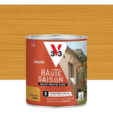 V33 Lasure V33 Haute saison 8 ans chêne clair satiné 0.75 l