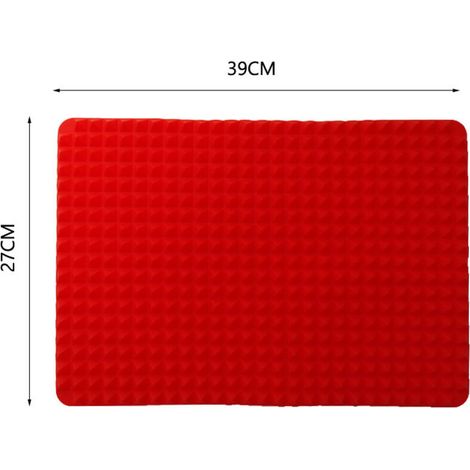 Tapis de four en silicone antiadhésif, cuisson saine en forme de pyramide (1/4)