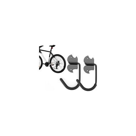Crochets de garage robustes, cintres de vélo pour garage  Crochets robustes pour cintre de vélo mural - Crochets de rangement de garage, support de vélo mural, crochets muraux pour vélos de rou