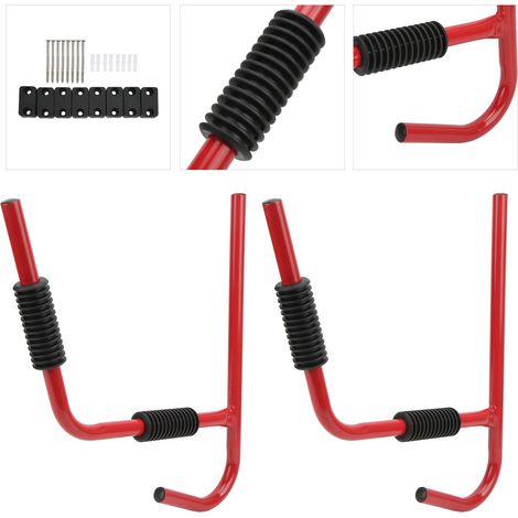Accessoires pour bateau, support mural pour kayak, rouge (surdimensionné) (surpoids) (1/5)