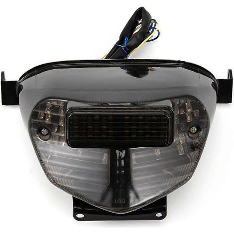 Feu arrière de moto avec clignotants et feu stop intégrés à LED (1/5)