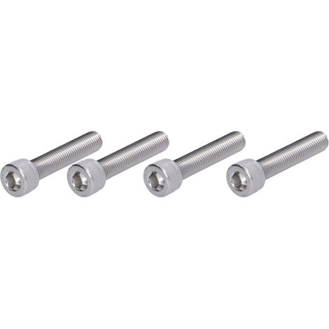 A2 stainless steel hexagonal socket cap screws, 1.25mm fine pitch fastener, 4 pieces, M10x50 (1/5)
