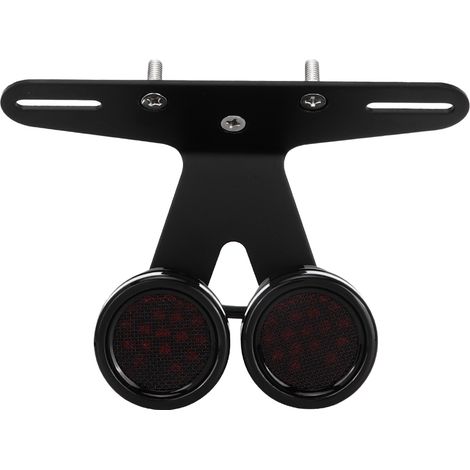 Modification générale pour motos : feux arrière et clignotants arrière à double tête LED noirs (1/5)