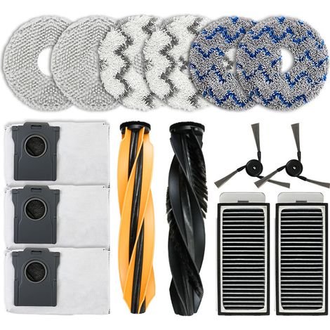 Accesorios para Dreame X50, incluyendo cepillos laterales/mopas de repuesto para las aspiradoras robot X50 PRO/S40/X40 mejoradas, en juegos. (1/5)