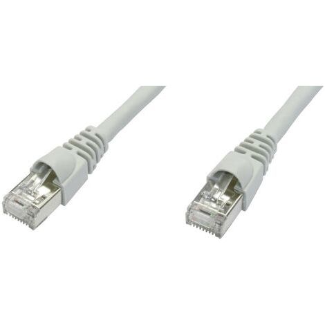 Câble de raccordement réseau informatique RJ45 Telegärtner 100008990 CAT 6a S/FTP blanc 10.00 m Q016671 (1/3)
