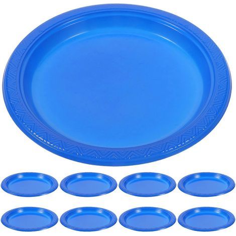 Lot de 20 assiettes jetables pour fêtes, barbecues, fêtes et anniversaires. Idéales pour la maison, les fruits et autres occasions spéciales. Parfaites pour le camping, les festivals et les anniversai (1/3)